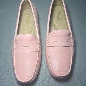 Stylish Pink Leather Flats for Women